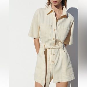 Belted jumpsuit